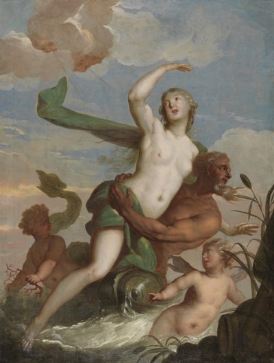 Neptun und Amphitrite von Mattheus Terwesten